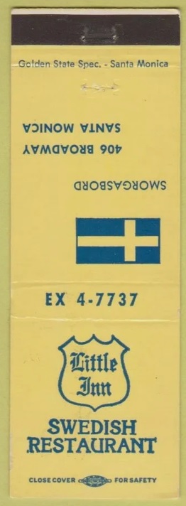 Little Inn matchbook cover